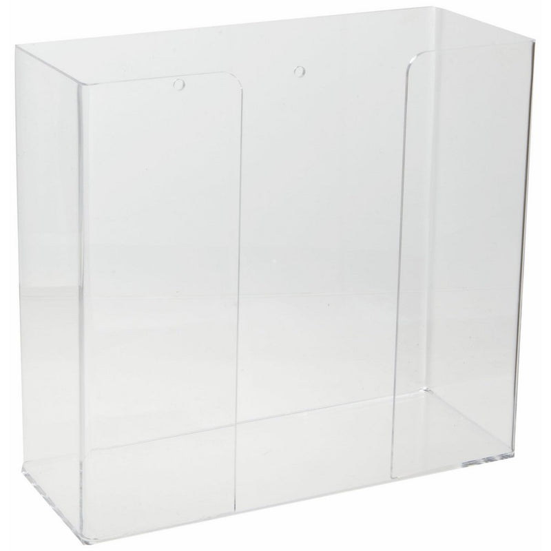 Brady GD02 Plastic Acrylic Glove Dispenser with Double Box, Clear, 10.93" W, 10" H, 4.12" D