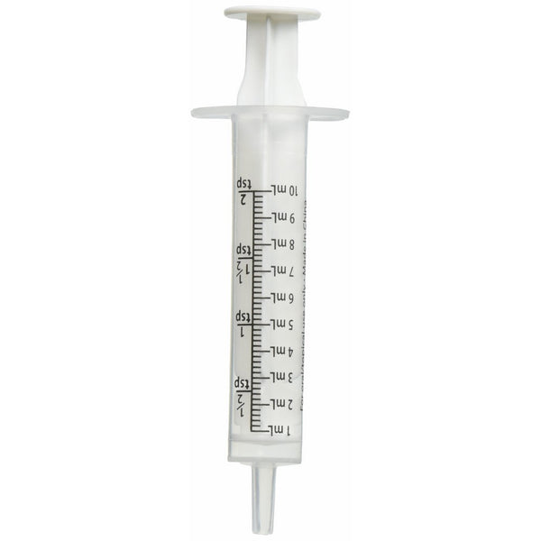 Ezy Dose Calibrated Oral Medicine Syringe 2 TSP (10 mL) with Bottle Adapter