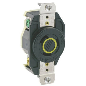Leviton Locking Receptacle 2 Pole, 3 W 20 Amp 125 V Nema L5-20r Blk Csa Bx