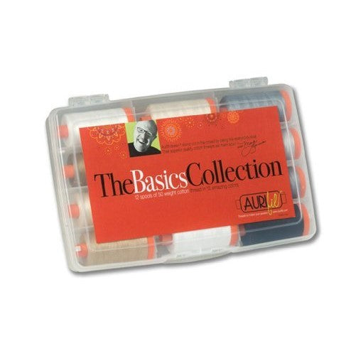 Aurifil Thread THE BASICS COLLECTION by Mark Lipinski 50wt Cotton 12 Large Spools 1300m each