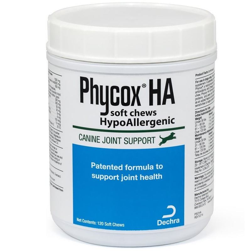 PhyCox 120 Count HypoAllergenic Soft Chews for Pets