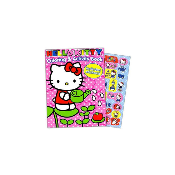 Hello Kitty 144 Page Coloring & Activity Book With Stickers.
