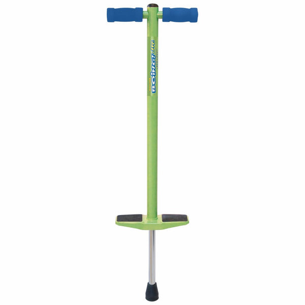 Geospace Jumparoo BOING! JR. Pogo Stick by Air Kicks, Small for Kids 50 to 90 Lbs, Green