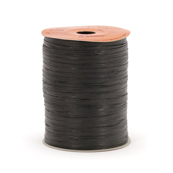 Berwick Wraphia II Matte Paper Craft Ribbon, 100-Yard Spool, Black