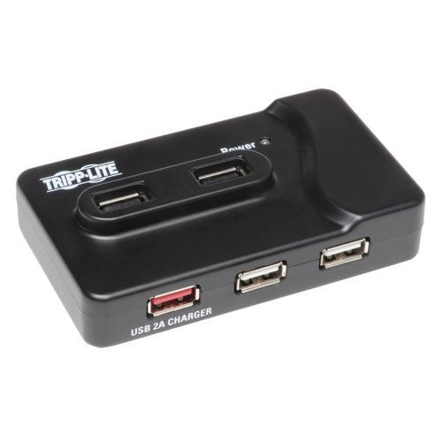 Tripp Lite 6-Port USB-A 3.0 SuperSpeed Hub, 2x USB 3.0, 4x USB 2.0 & 2A Charging Port for Fast Charging (U360-412)