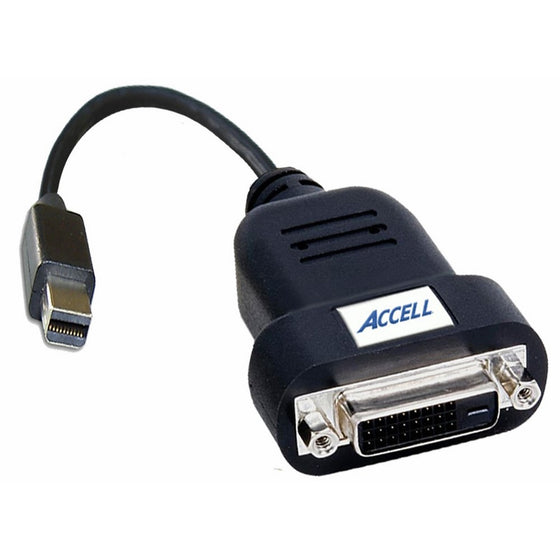 Accell Mini DisplayPort to DVI-D Single-Link Active Adapter - 1920x1200 (WUXGA) - AMD Eyefinity Certified - Poly Bag Package