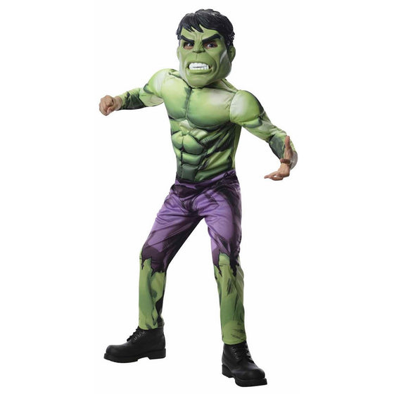 Rubies Marvel Universe Classic Collection Avengers Assemble Deluxe Incredible Hulk Costume, Child Medium