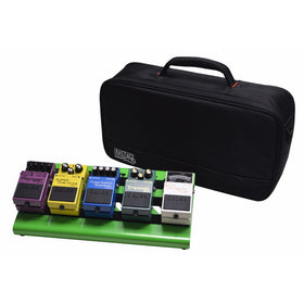 Gator GPB-LAK-GR Small Aluminum Pedal Board with Carry Bag, Green