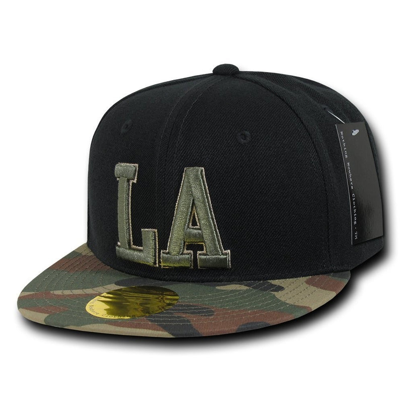 Nothing Nowhere Camo Visor City Cap, Los Angeles