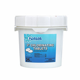 Nava chlorine large tablets - 25lbs - 3" tablets
