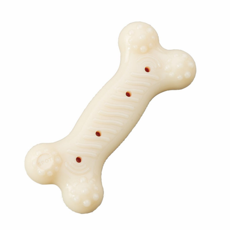 Ethical Pets Alert Nylon Bone Dog Toy, 5", Red