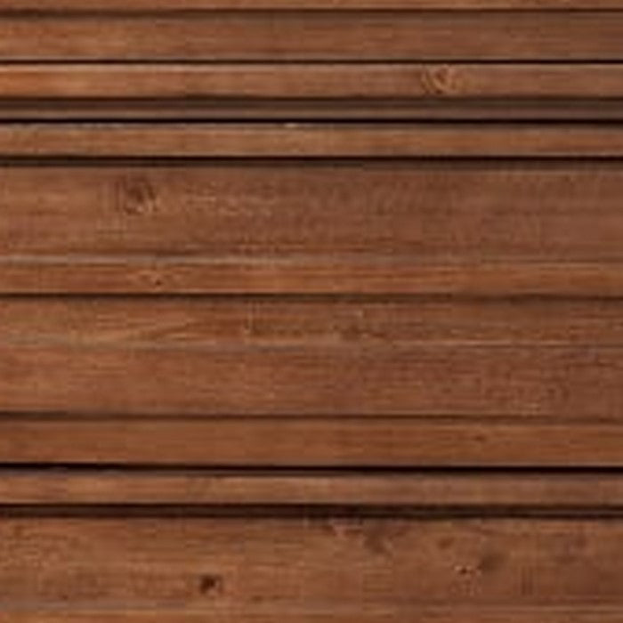 Louvered Front Wooden Chest with 4 Drawers and 1 Pull Out Tray, Brown