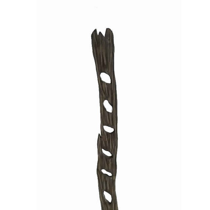 Contemporary Standalone Wooden Art Sculpture with Trunk Design, Brown
