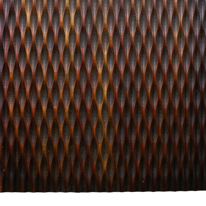 Modern Style Wooden Wall Decor with Patterned Carving, Large, Brown