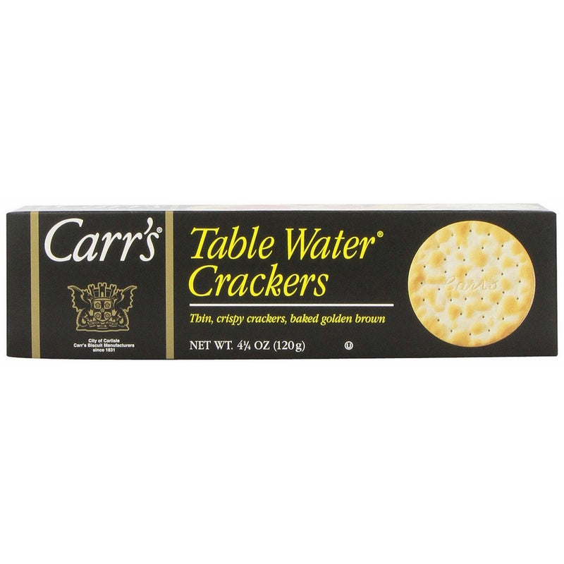Carr's Table Water Crackers, 4.25 Ounce Package (Pack of 6)