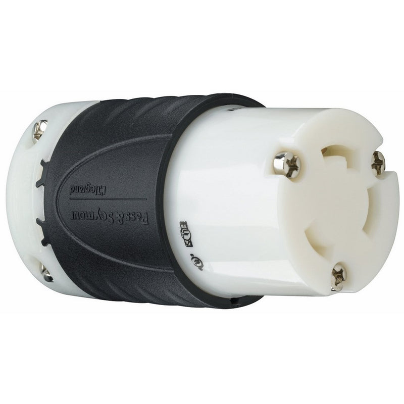 Pass & Seymour L630CCCV3 Industrial Grade Turn Lock Connector 30- Amp 250 Volt Two Pole 3 Wire