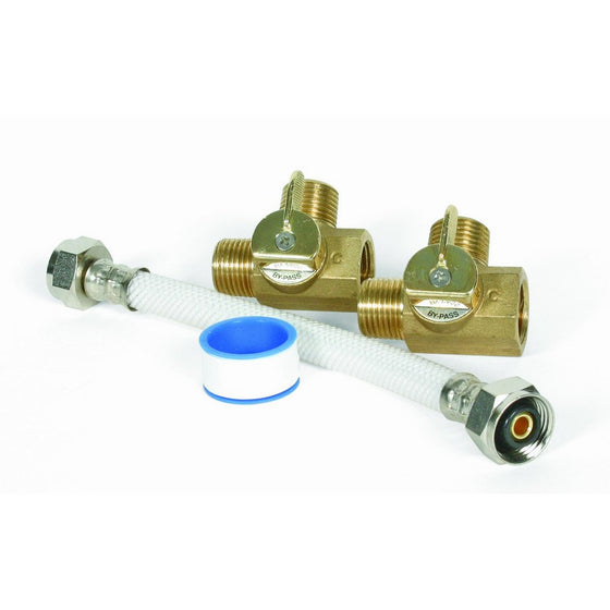 Camco 35953 8" Supreme Permanent By-Pass Kit for 6 Gallon Tank - Lead Free
