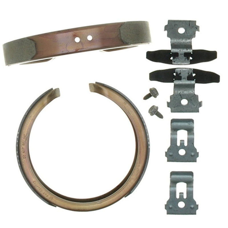 Raybestos 781PG Professional Grade Parking Brake Shoe Set - Drum in Hat