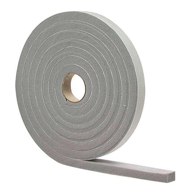 M-D Building Products 2733 High Density Foam Tape, 3/16-by-3/8-Inch-by-17 feet, Closed Cell, White