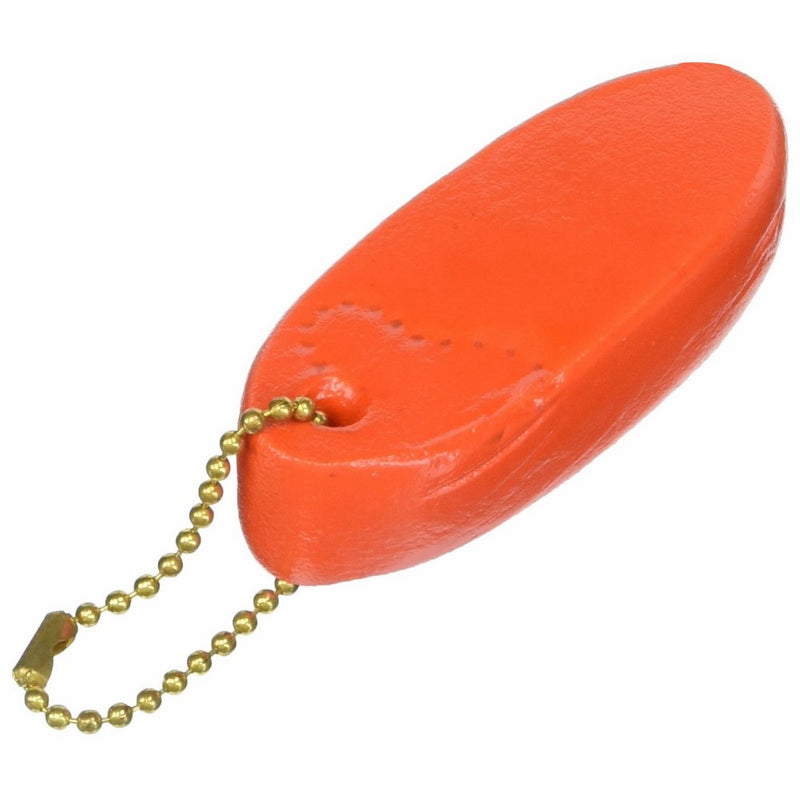 Hy-Ko KC159 Ring Key Float, 3-1/2" x 1-3/8" x 1" , Orange