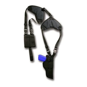 Bulldog Cases Deluxe Shoulder Harness with Holster and Ammo Pouch, Horizontal (Fits Most Large Frame Auto's with 4 - 4 1/2-Inch Barrels, High Point Standard)