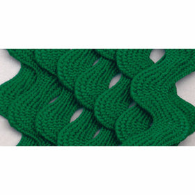Wrights 117-401-044 Polyester Rick Rack Trim, Emerald, Medium, 2.5-Yard