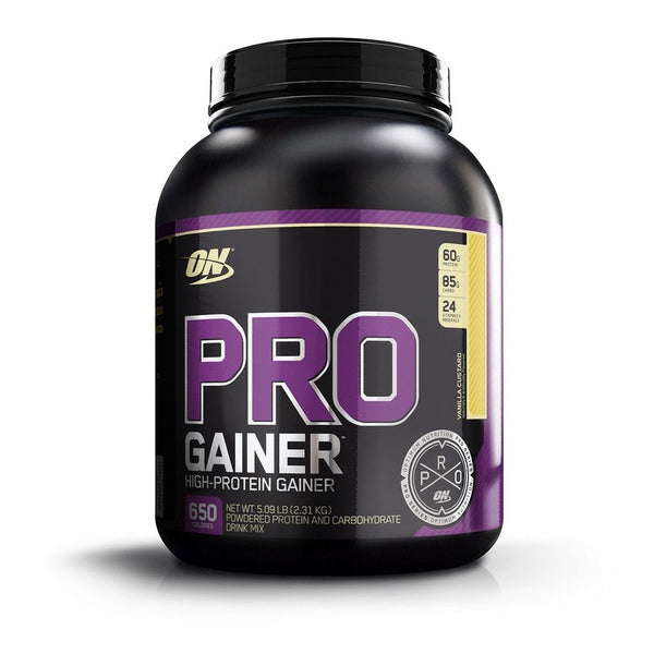 Optimum Nutrition Pro Gainer Weight Gainer Protein Powder, Vanilla Custard, 5.09 Pounds (Packaging May Vary)