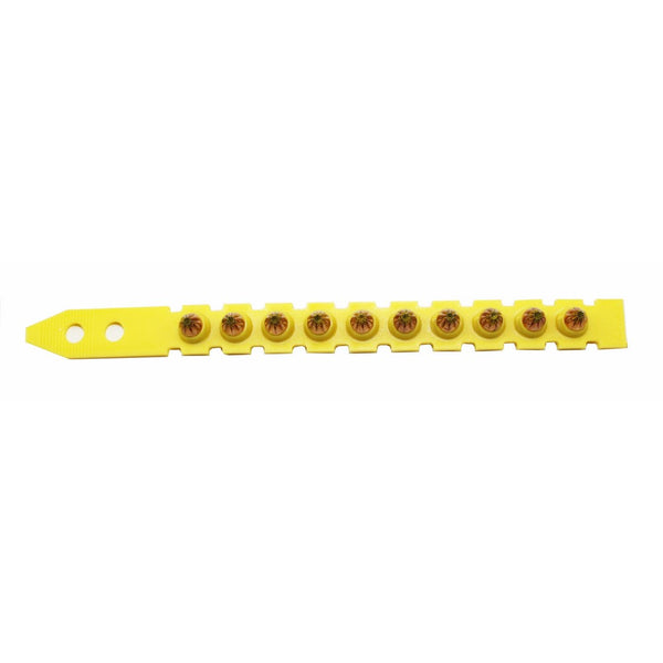 Hilti Powder Actuated Fastener Cartridge - .27 6.8/11 M Short - Strips of 10 - Yellow - Medium - Pack of 100 - 50352