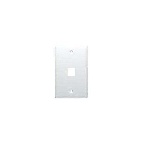 Datacomm 203001LA 1 Port Standard Plate Light Almond