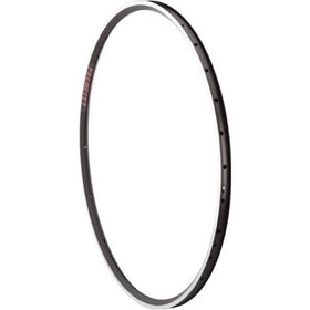 Velocity A-23, 700c, 28h Black/Silver with Machined Sidewall