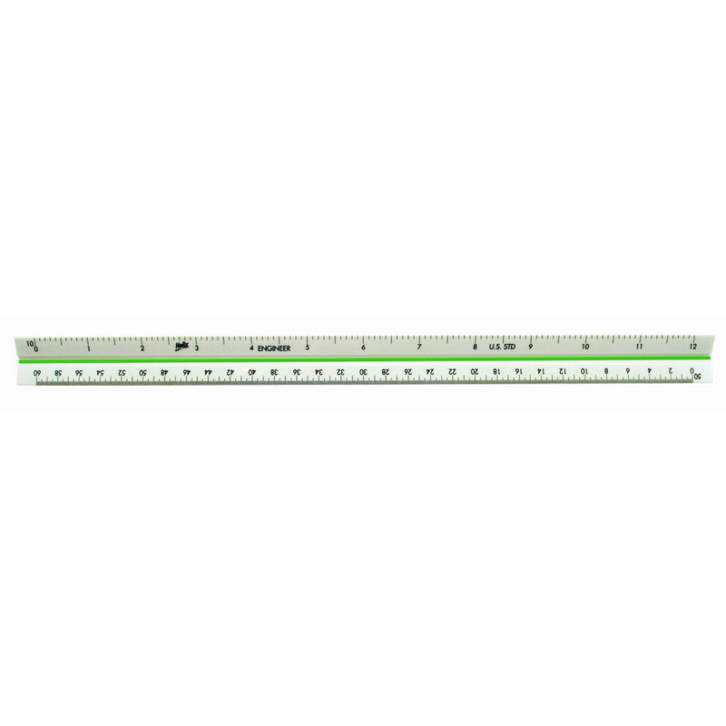 Helix Triangular Professional Engineer's Scale,12 Inch, 1 Scale (37187)