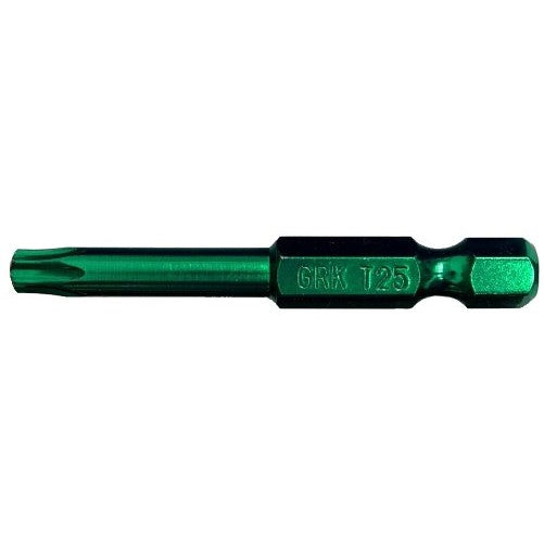 GRK 772691864437 T25-2-Inch Bits in Green Containing 1-Pack Equal to 25 Bits