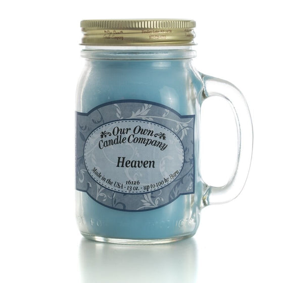 Our Own Candle Company Country Clothesline Scented 13 Ounce Mason Jar Candle