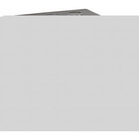 BUD Industries JB-3955-KO Steel NEMA 1 Sheet Metal Junction Box with Knockout and Lift-off Screw Cover, 6" Width x 6" Height x 4" Depth, Gray Finish