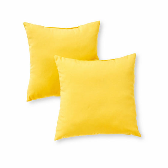 Greendale Home Fashions 17 in. Outdoor Accent Pillow (set of 2), Sunbeam