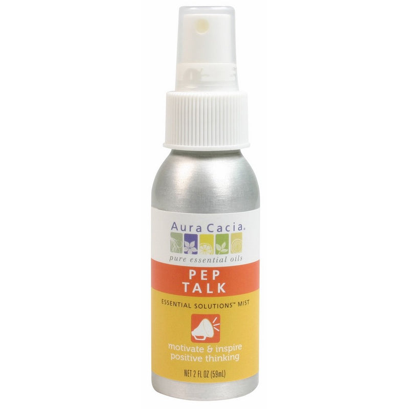 Aura Cacia Essential Solutions Mist, Pep Talk, 2 Fluid Ounce