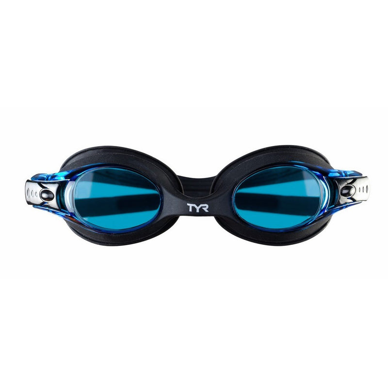 TYR Youth Swimple Goggles, Black/Blue