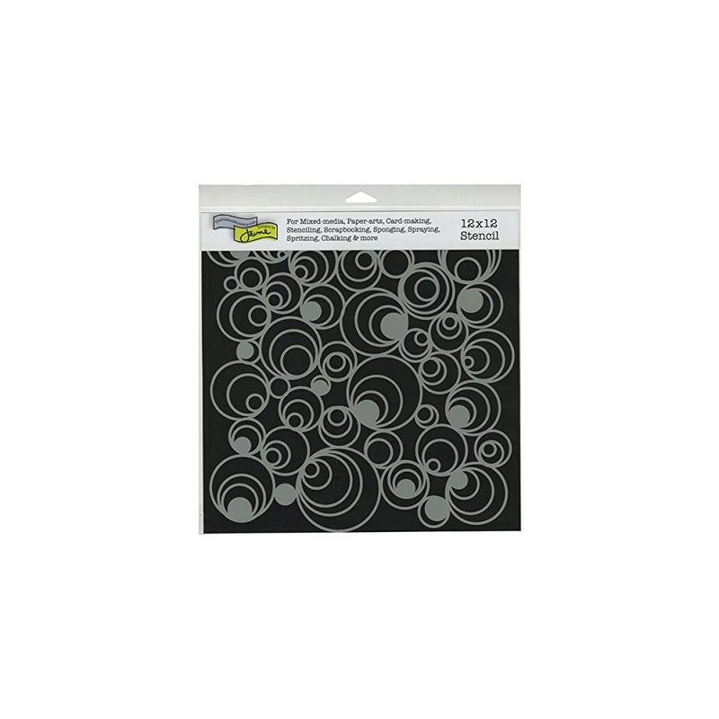 CRAFTERS WORKSHOP TCW-424 Template, 12 by 12-Inch, Mod Spirals