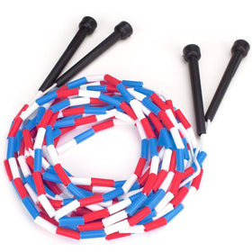 K-Roo Sports 16-Feet Double Dutch Jump Ropes with Plastic Segmentation (2-Pack)