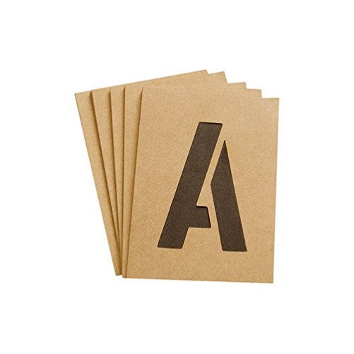 Hy-Ko ST-3 3" Reusable Carded Number & Letter Stencil