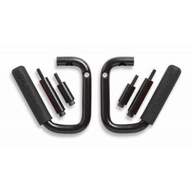 Made in the USA GraBars Steel Handles 2007-2017 Jeep Wrangler 2DR JK Front Only - BLACK
