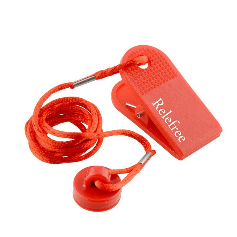 RelefreeÂ Universal Sports Running Machine Safety Safe Key Treadmill Magnetic Security Round Switch Lock Fitness Red Useful New