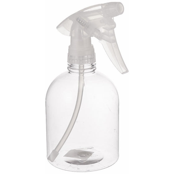 Soft 'n Style BMX8031 Plastic Clear Spray Bottle, 16 oz. (Pack of 3)