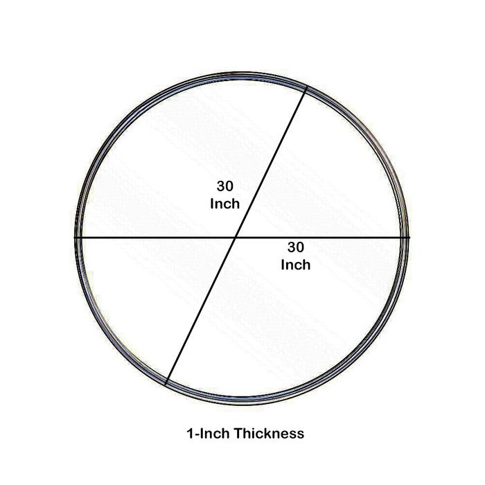 Contemporary Style Round Metal Framed Wall Mirror, Small, Gold and Silver