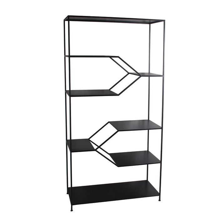 Metal Bakers Rack with 7 Spacious Open Shelves, Black