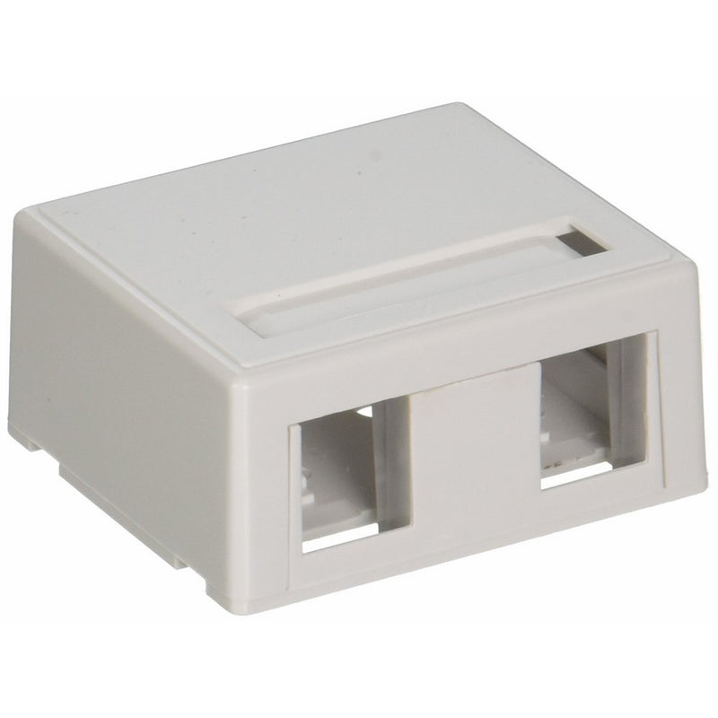 C2G/Cables to Go 03833 2-Port Keystone Jack Surface Mount Box