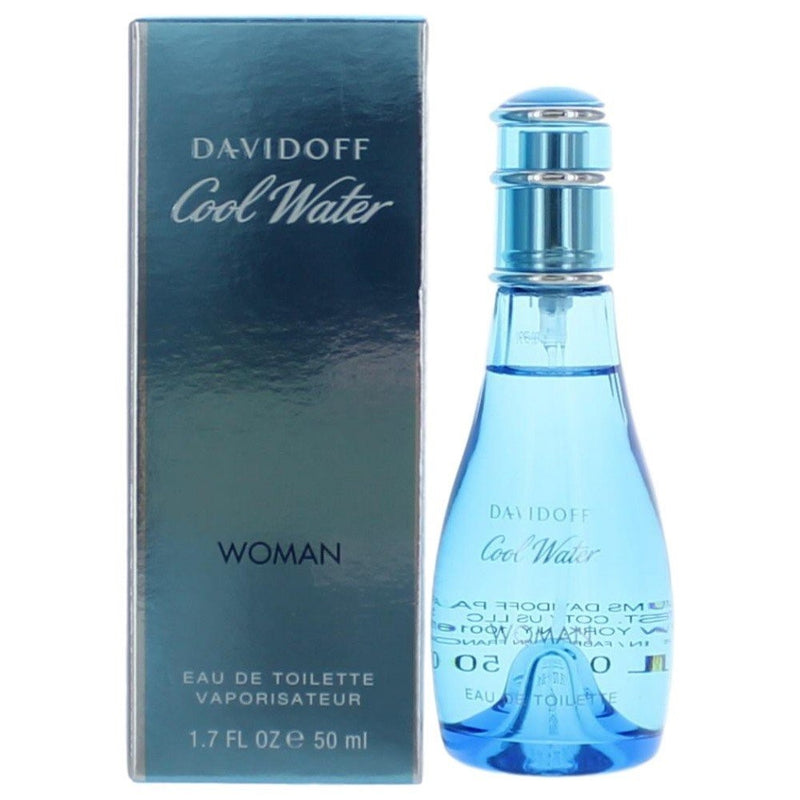 Davidoff Cool Water Woman Eau De Toilette, 1.7 oz.