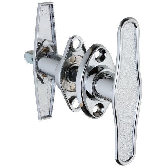 National Hardware N280-602 V7639 Blank T-Handles in Chrome, Shaft: 5/16 sq x 3"