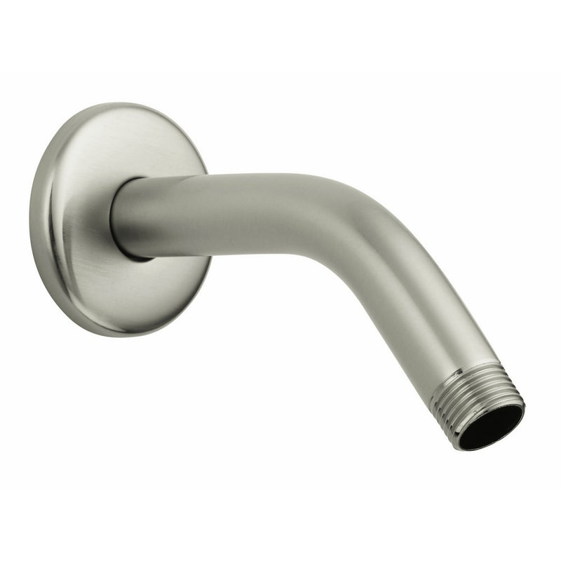 Hansgrohe 27411823 Standard Shower Arm and Flange, 6-Inch, Brushed Nickel