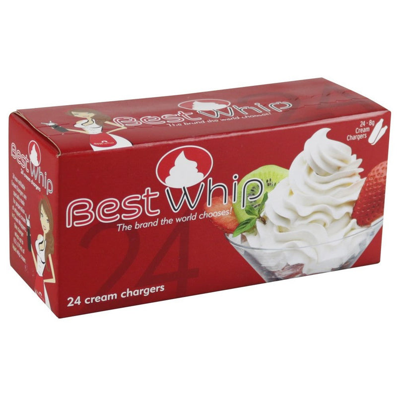 Best Whip N2O Whip Cream Charger Cartridges - 24 Pack